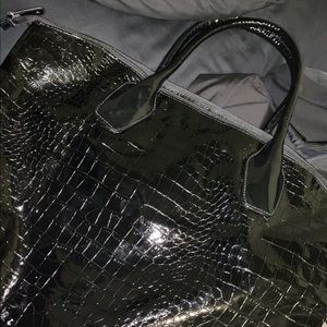 Alligator skin Tote bag